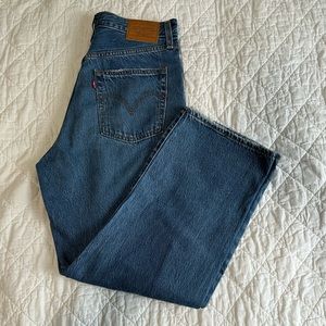 levi’s ribcage straight ankle jeans